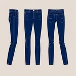 navy blue jeans image